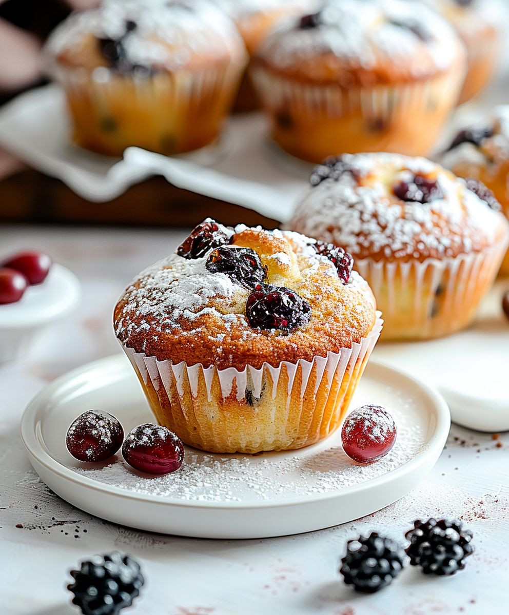 Christmas Stollen Muffins
