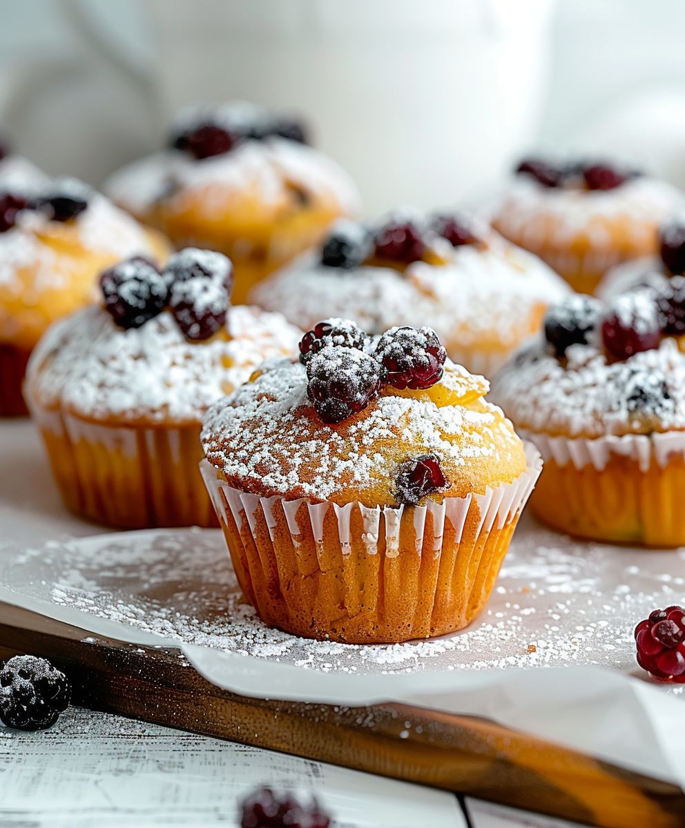 Christmas Stollen Muffins