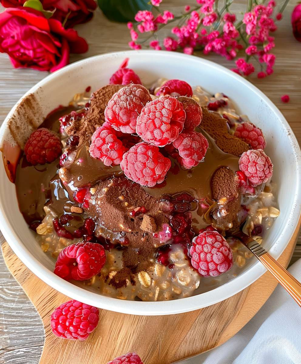 Vegan Raspberry Baked Oats