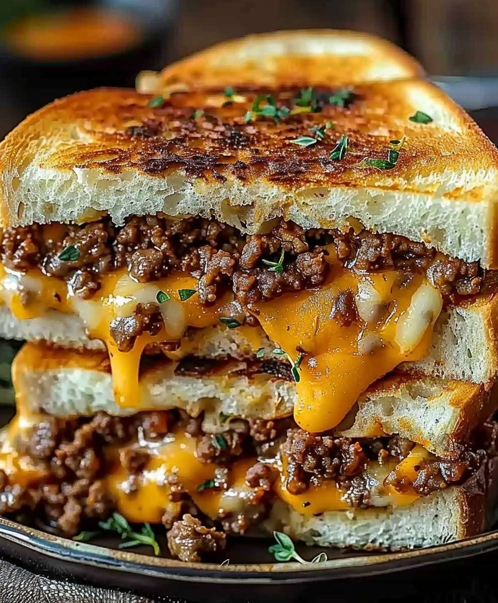 Cheesy Ground Beef Melt