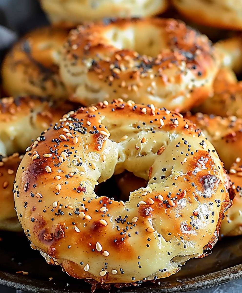 Greek Yogurt Bagels