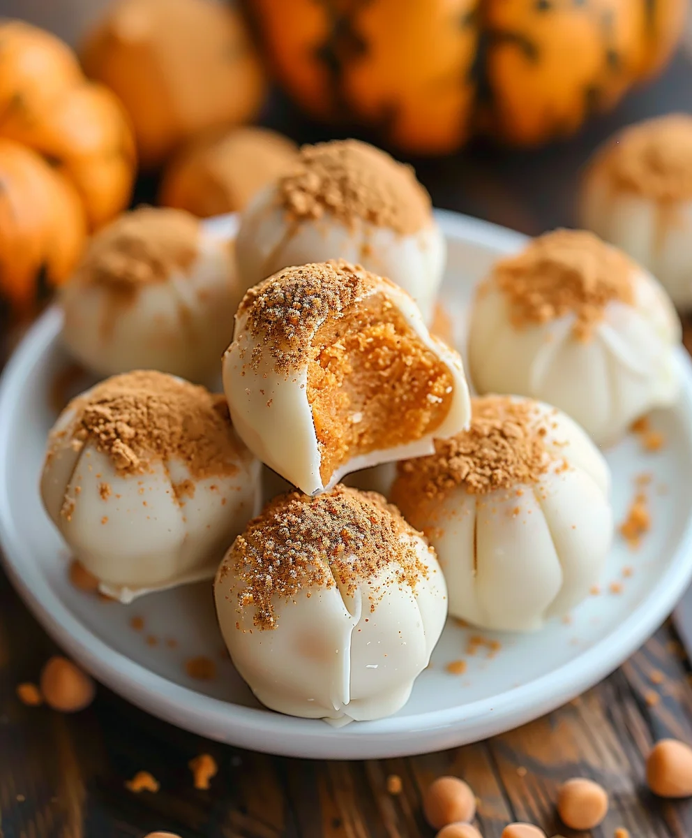 Easy Pumpkin Cheesecake Truffles – Perfect Fall Treat!
