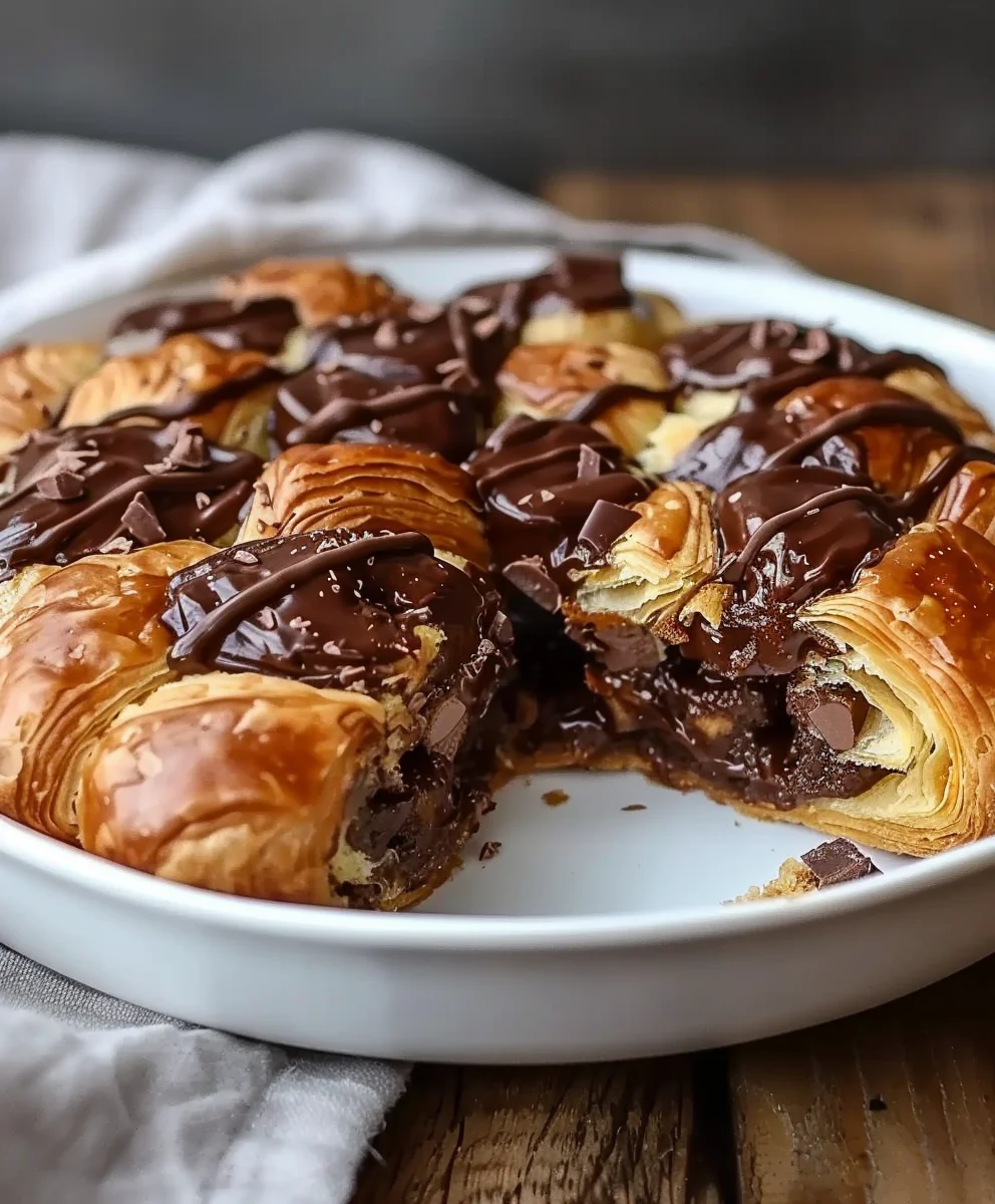 Chocolate Croissant Breakfast Bake: Easy Morning Delight!