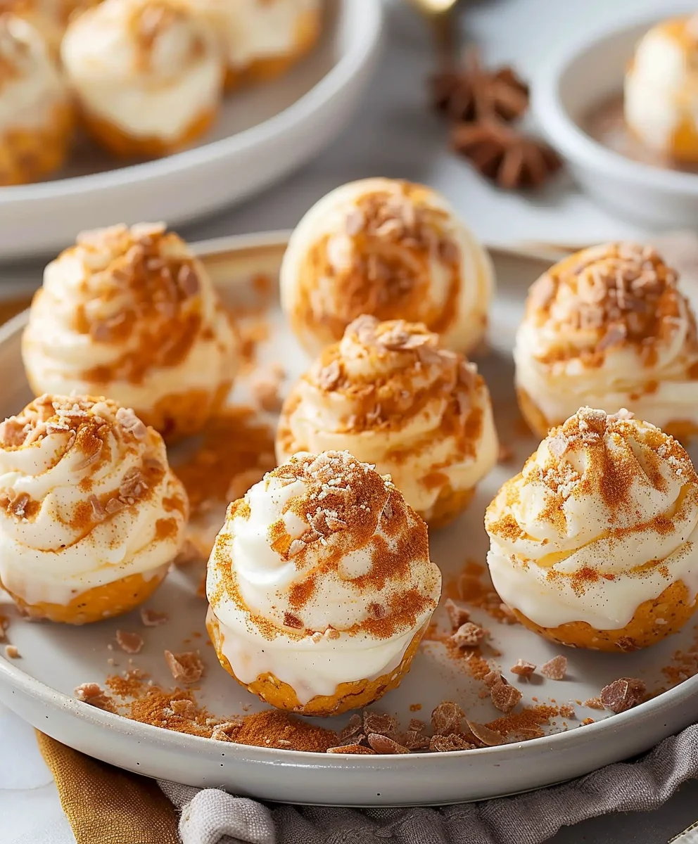 No Bake Pumpkin Cheesecake Balls: Easy Fall Bite-Sized Treats!