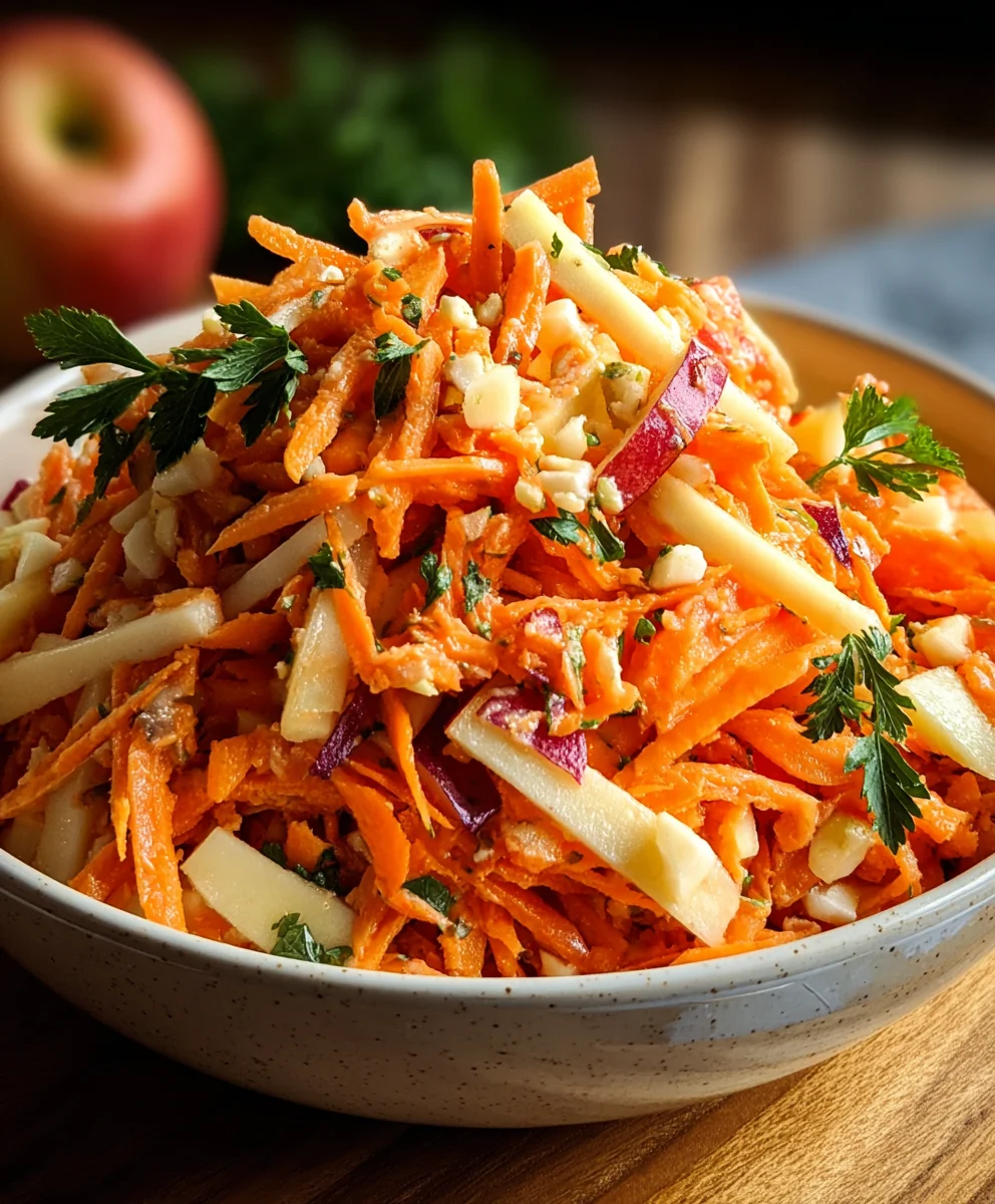 Crisp Carrot Apple Salad Recipe: A Healthy & Flavorful Treat