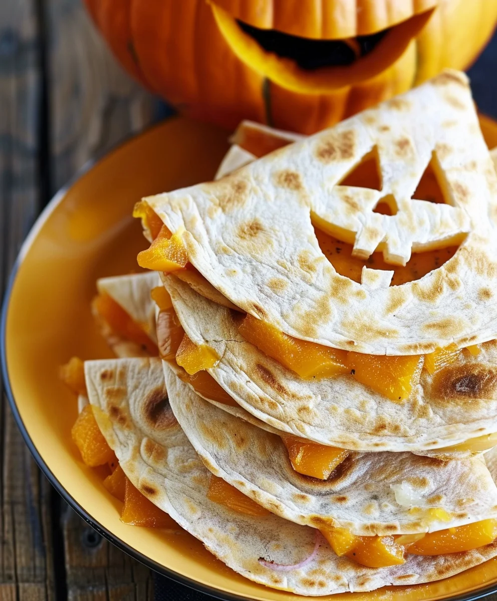 Spooky Fun: Jack O Lantern Quesadillas for Halloween!