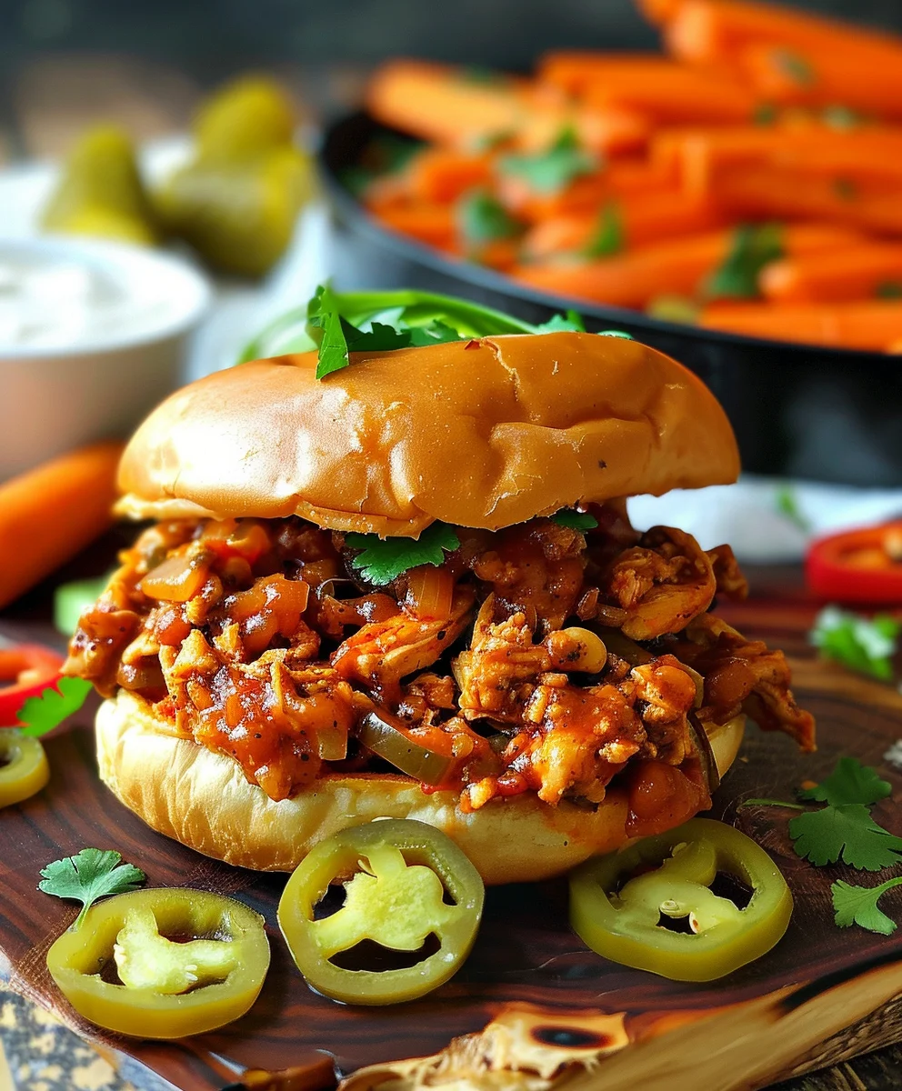 Cajun Chicken Sloppy Joes