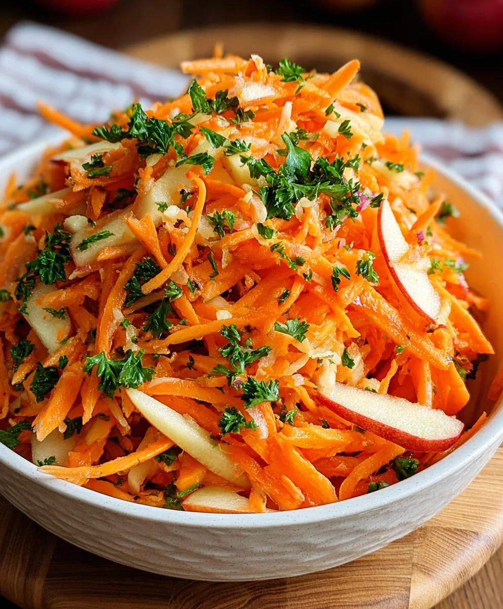 Crisp Carrot Apple Salad Recipe: A Healthy & Flavorful Treat