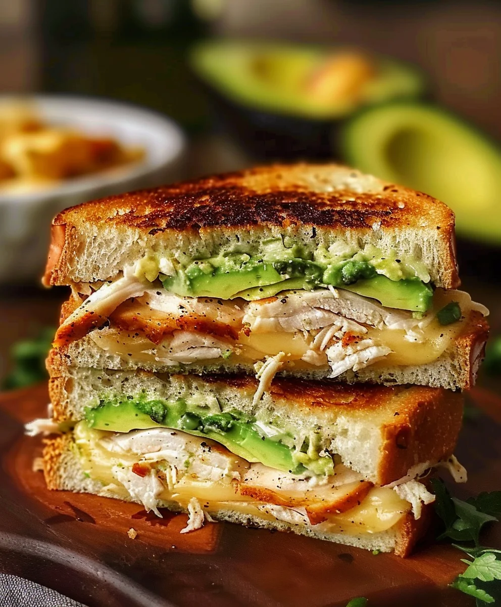 Chicken Avocado Melt Sandwich: Quick & Creamy Delight