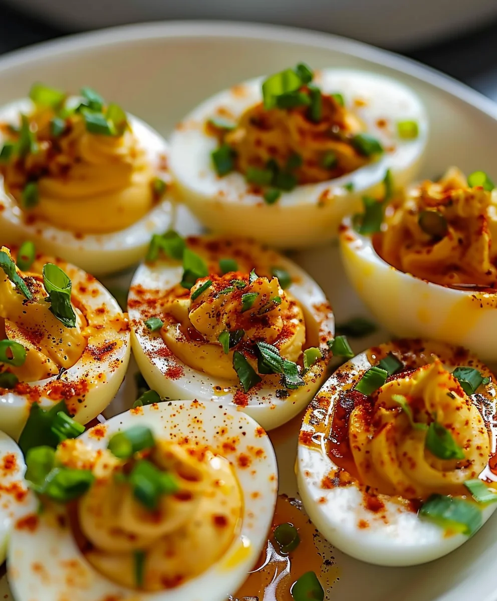 Ultimate Spicy Chili Garlic Deviled Eggs Recipe for a Kick