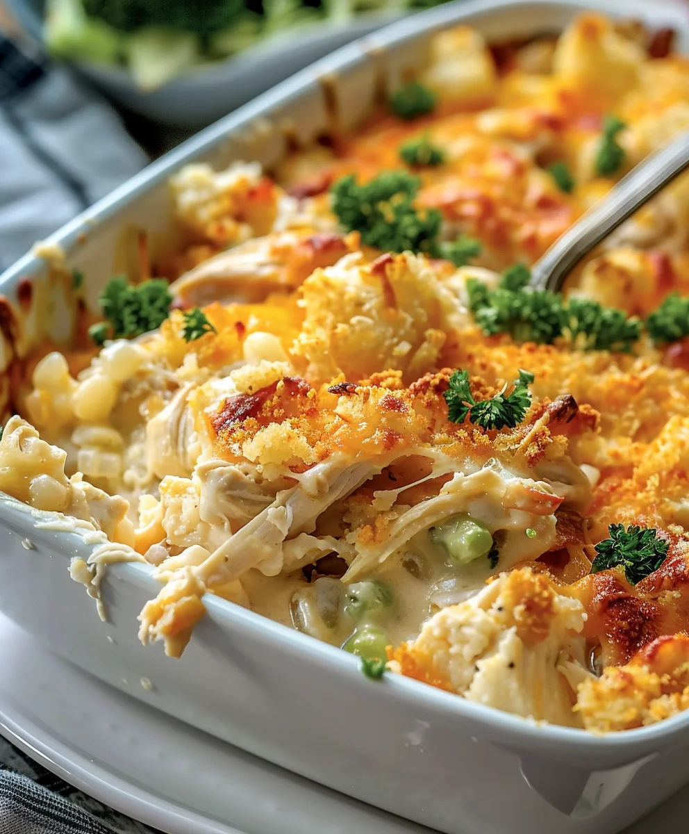 Simple & Delicious Low Carb Chicken Casserole – Quick Dinner!