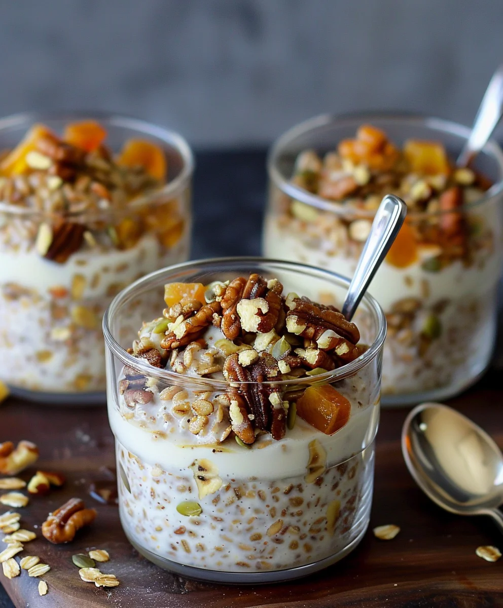 Baklava Overnight Oats: Sweet, Healthy & Easy Breakfast!