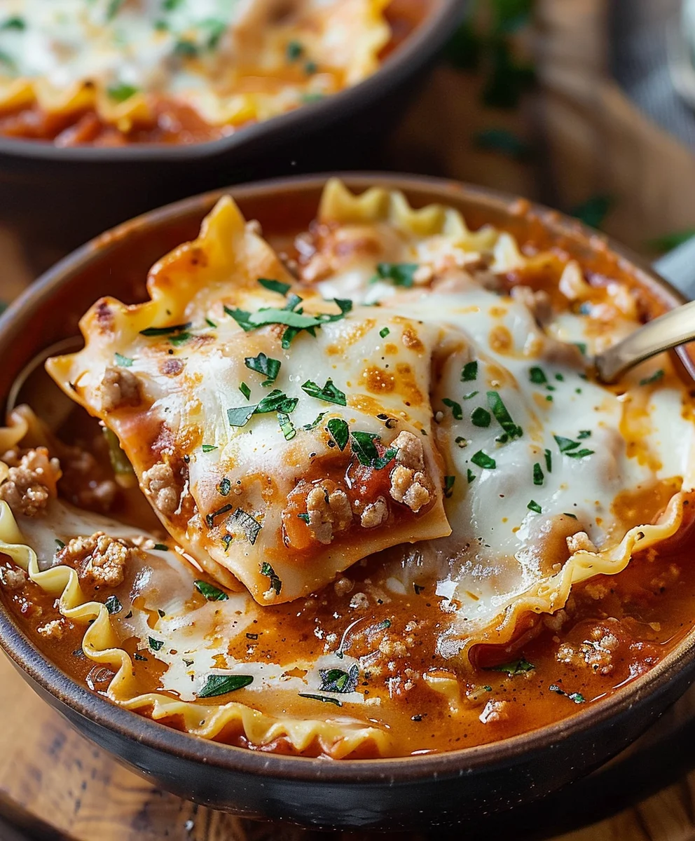 Delicious Crock Pot Lasagna Soup for Cozy Nights