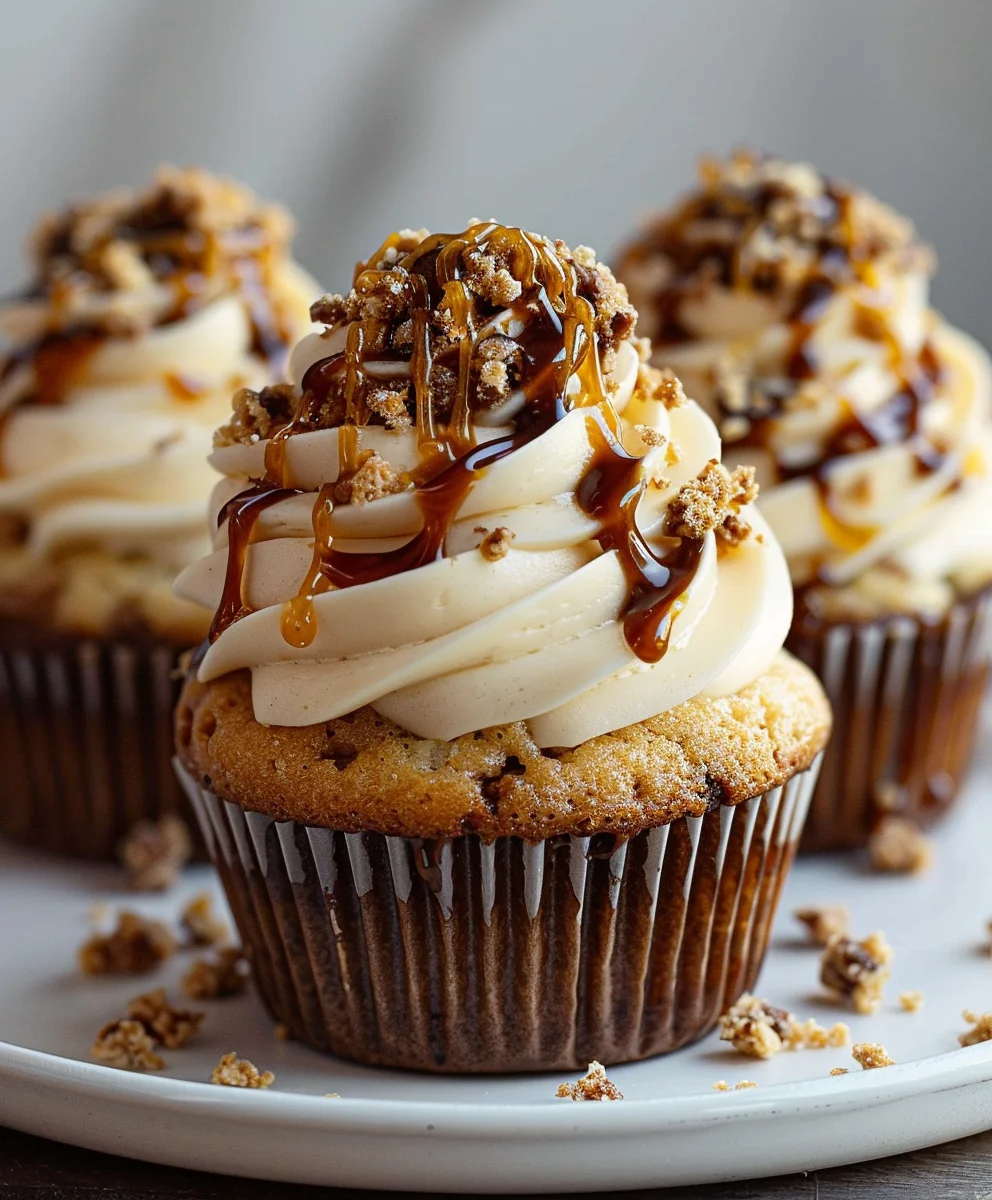 Toffee Crunch Cupcakes