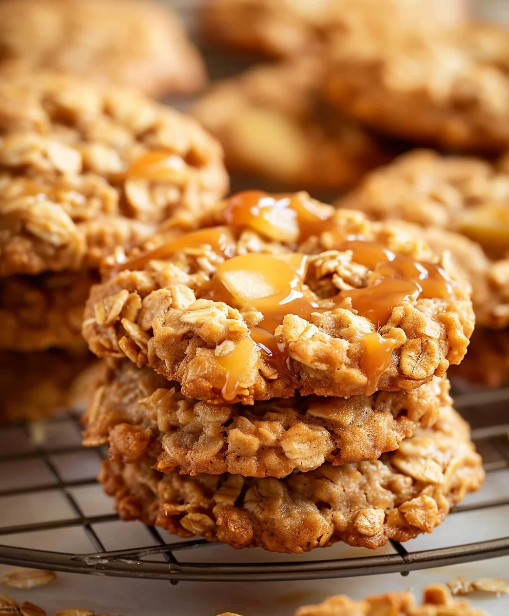 Chewy Caramel Apple Oatmeal Cookies: Easy & Irresistible!