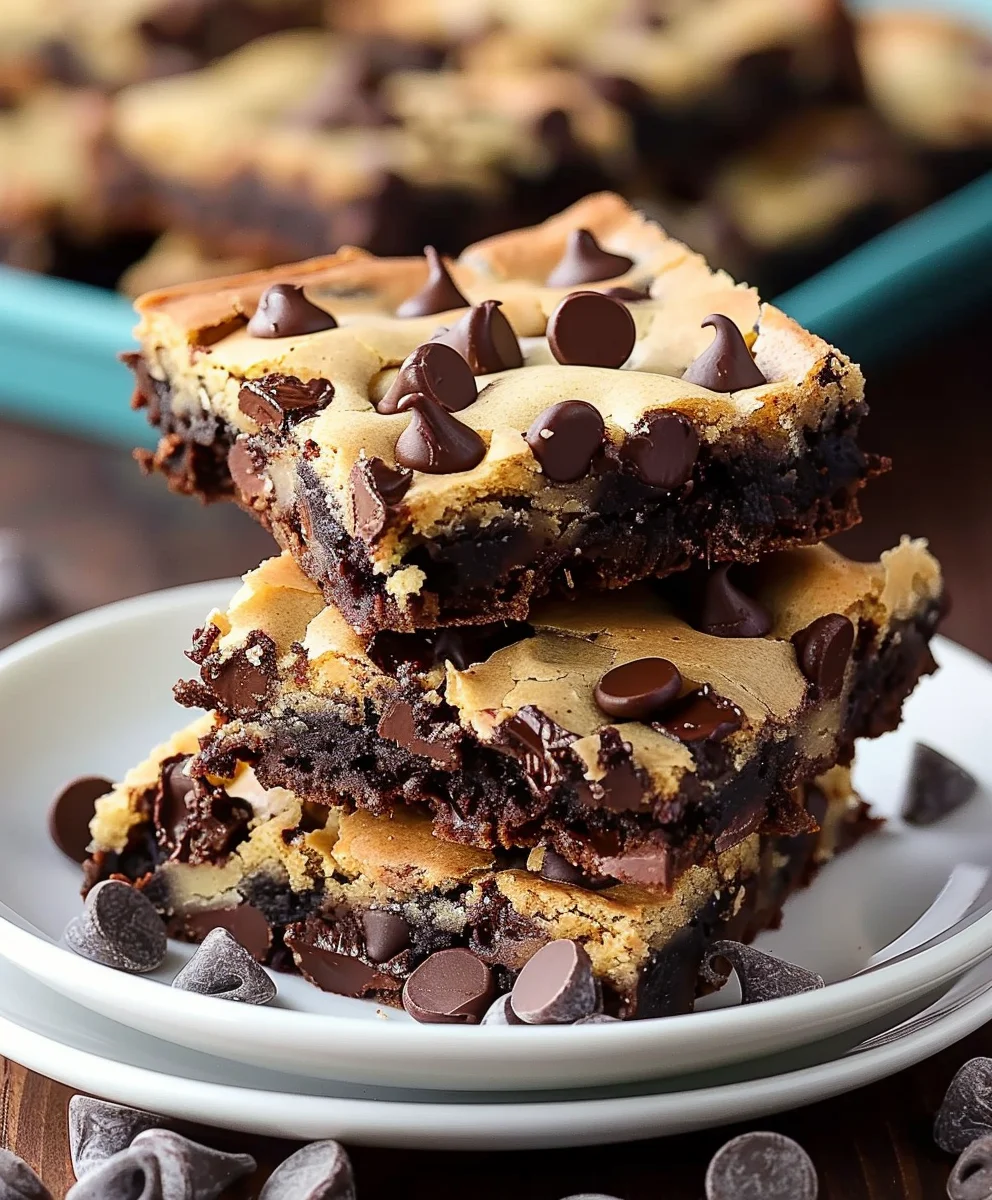 Chocolate Chip Cookie Brownies Recipe: Ultimate Dessert!