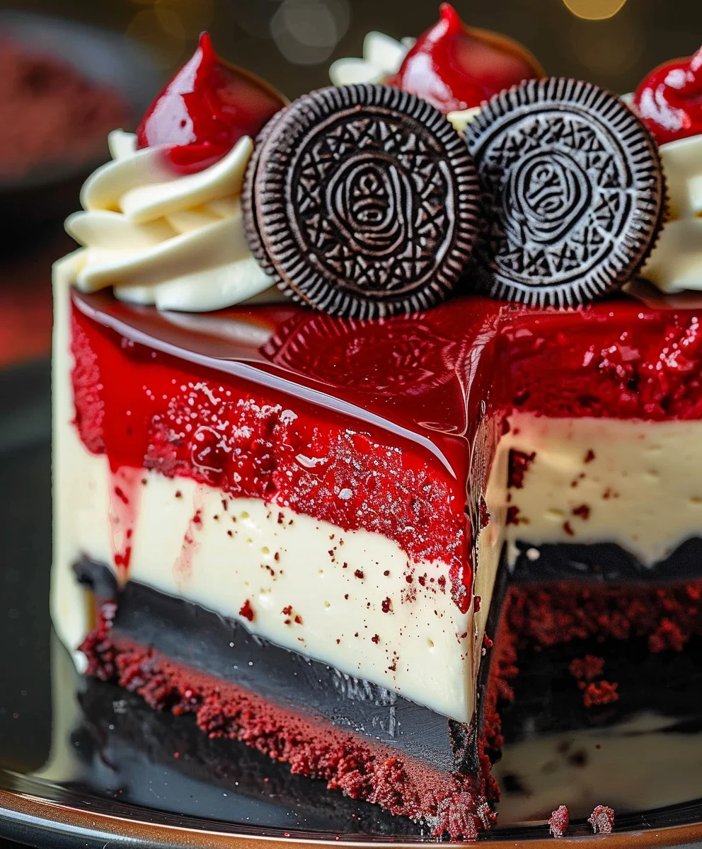 Red Velvet Oreo Cheesecake: Easy, Rich & Irresistible!