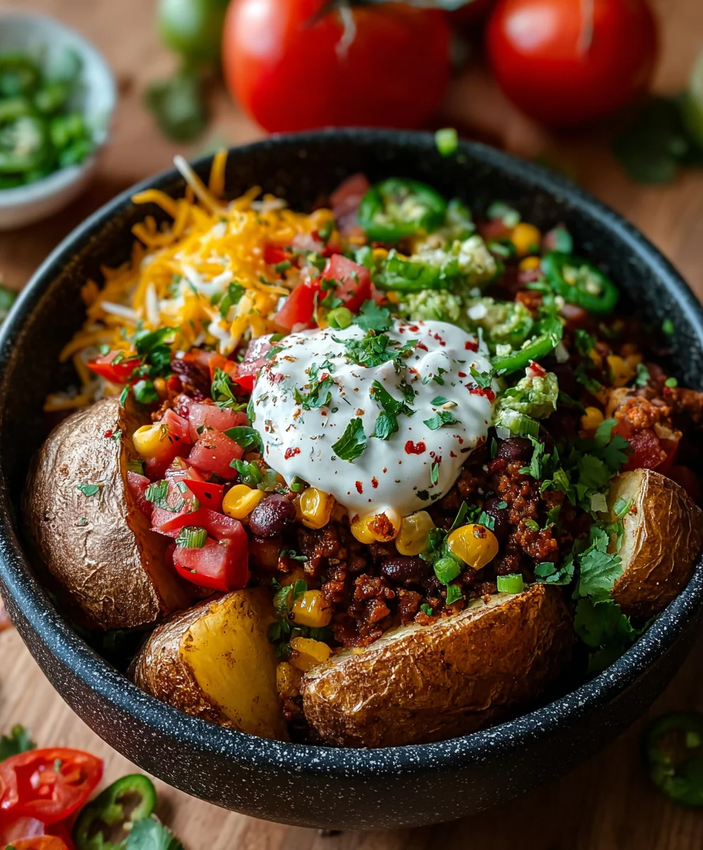 Loaded Potato Taco Bowl