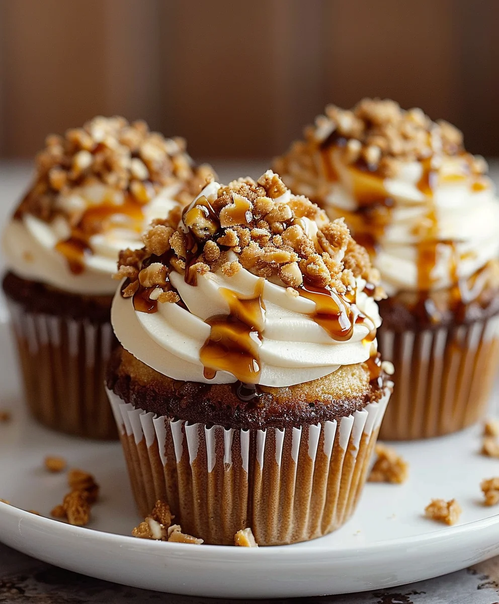 Toffee Crunch Cupcakes: Sweet, Crunchy, Irresistible!