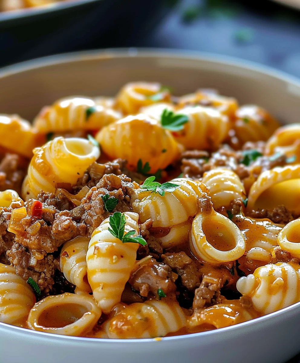 Irresistible Creamy Beef & Shells Comfort Food Recipe