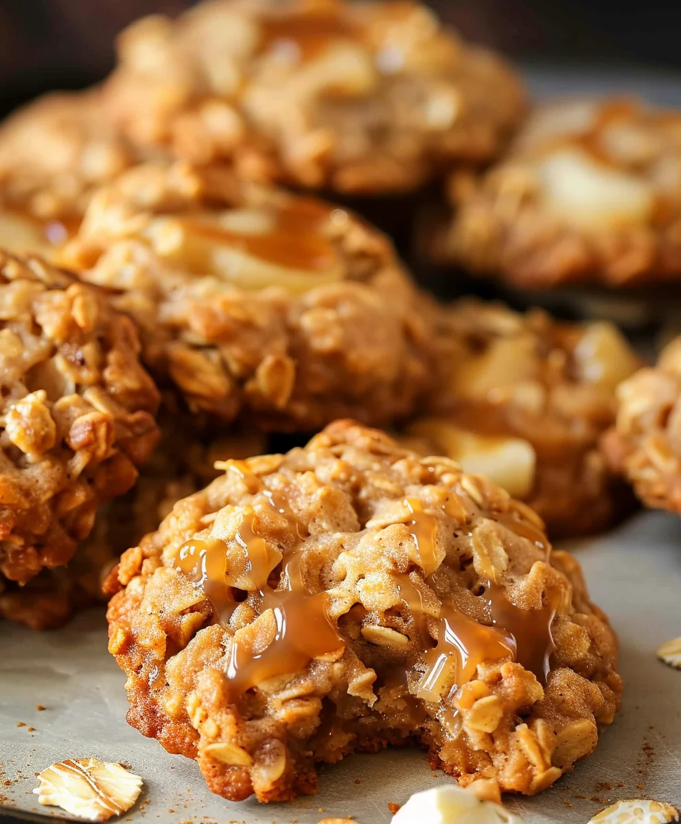 Chewy Caramel Apple Oatmeal Cookies: Easy & Irresistible!