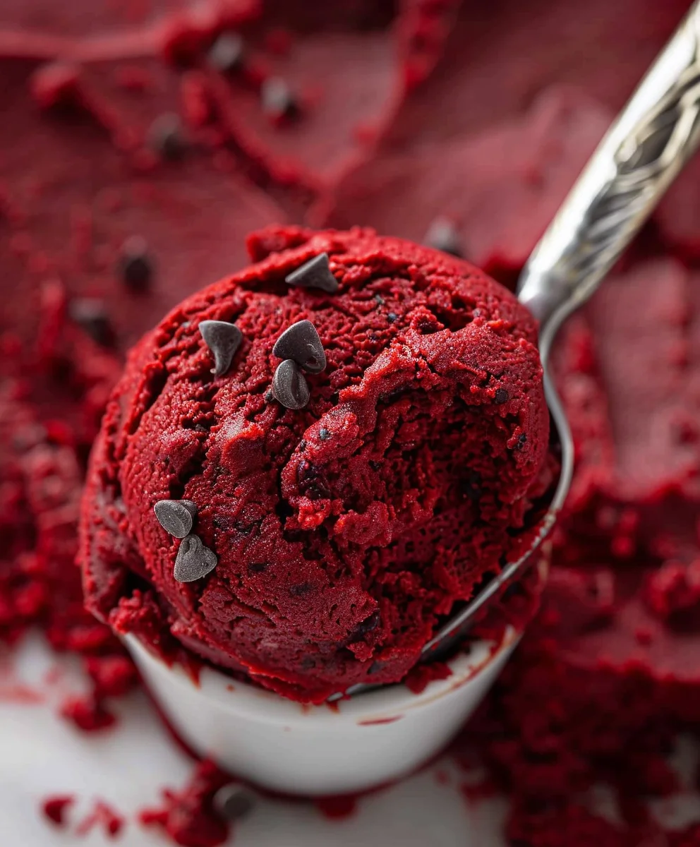 Edible Red Velvet Cookie Dough: Safe & Delicious Treat!