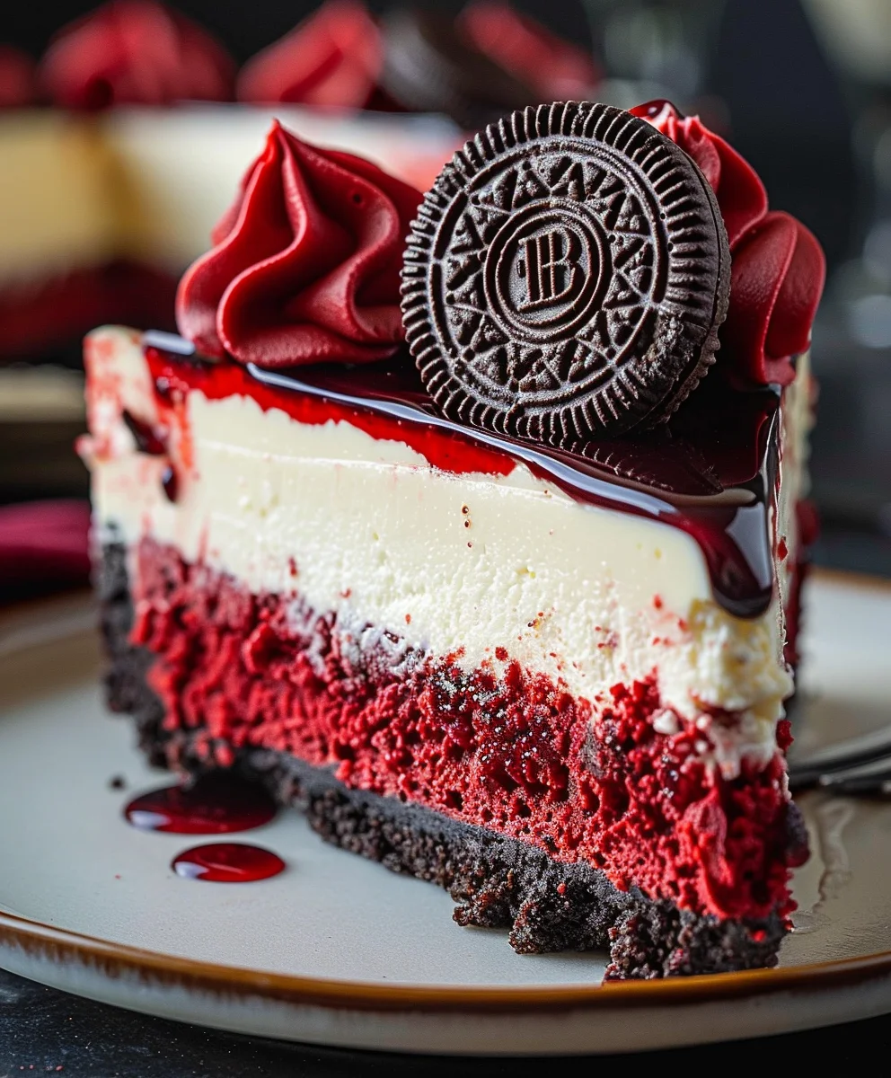 Red Velvet Oreo Cheesecake: Easy, Rich & Irresistible!