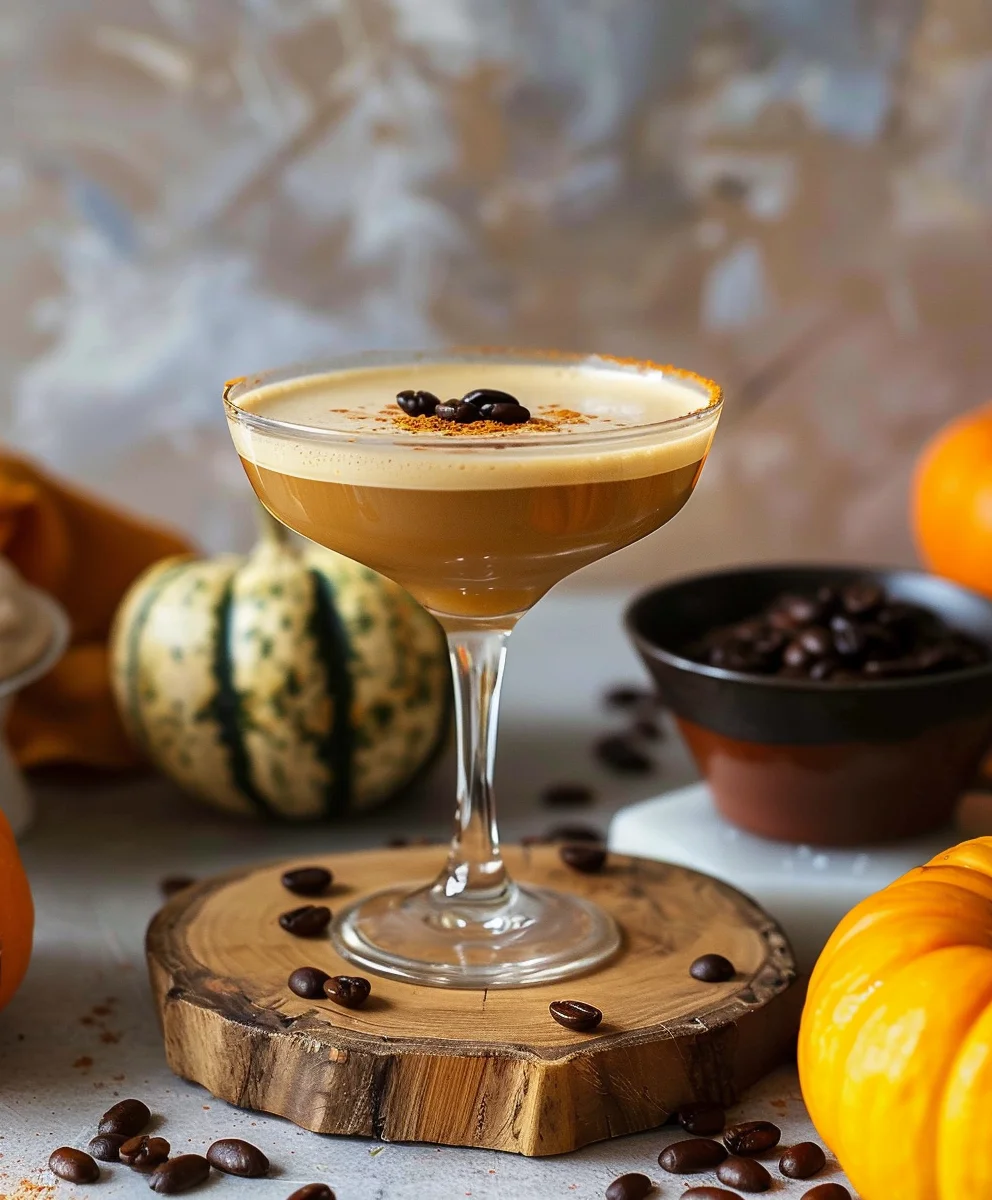 Pumpkin Spice Espresso Mocktail