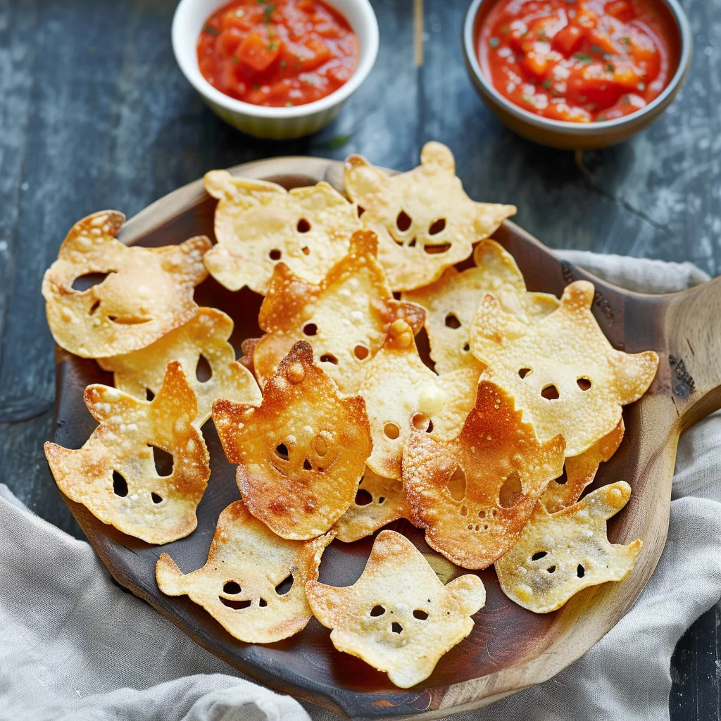 Spooky Baked Halloween Chips: Crispy & Easy Party Snack!