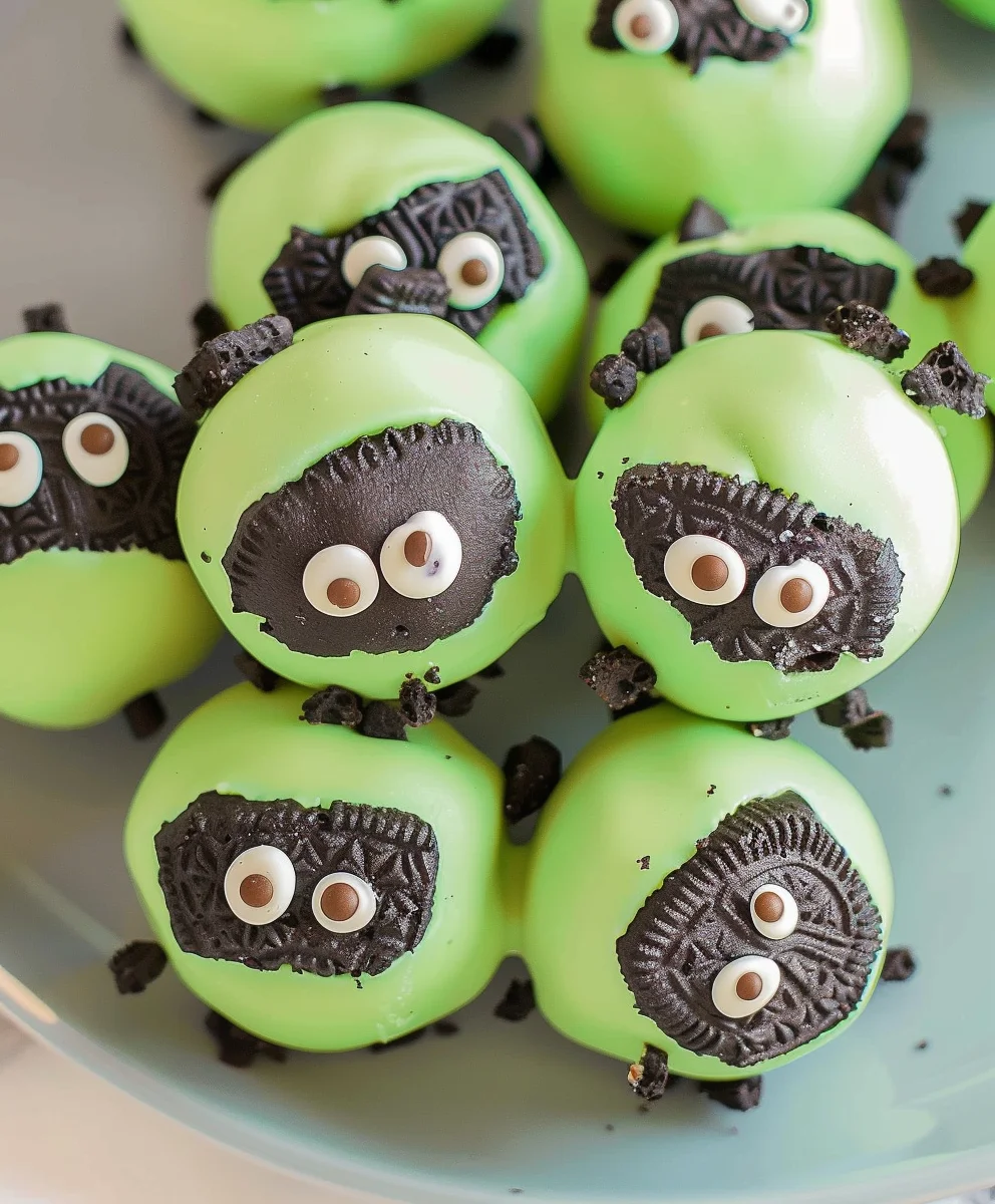 Frankenstein Oreo Balls Recipe: Spooky Fun Treat!