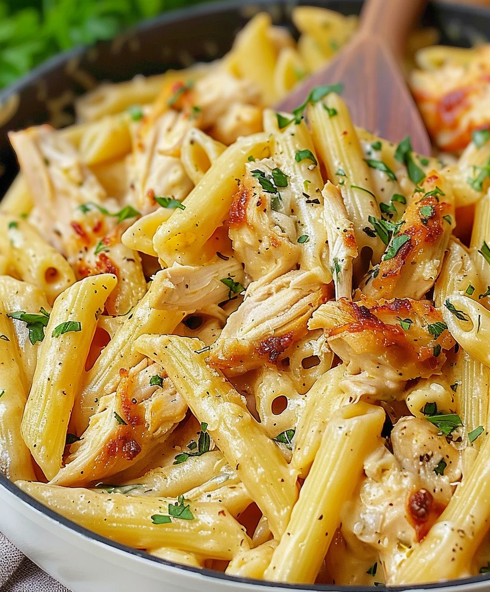 Irresistible Crack Chicken Penne: Quick, Cheesy & Flavorful
