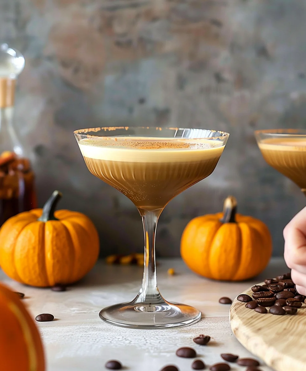 Pumpkin Spice Espresso Mocktail - Festive Treat!