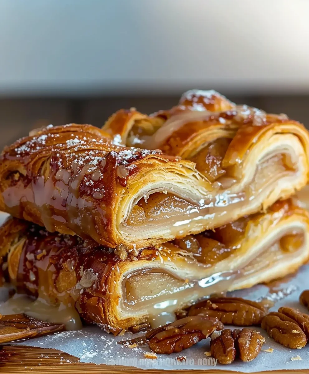 Authentic Wisconsin Apple Kringle - Delicious Danish Pastry