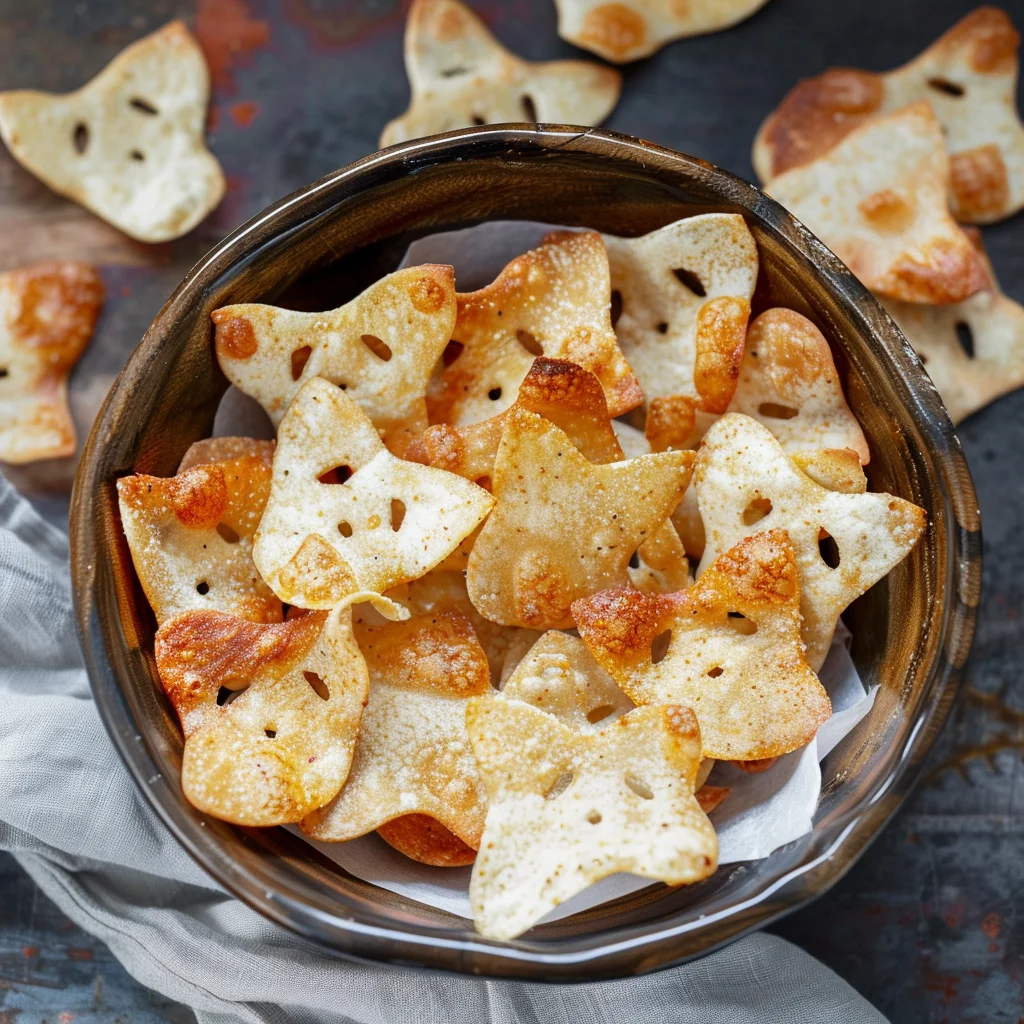 Spooky Baked Halloween Chips: Crispy & Easy Party Snack!