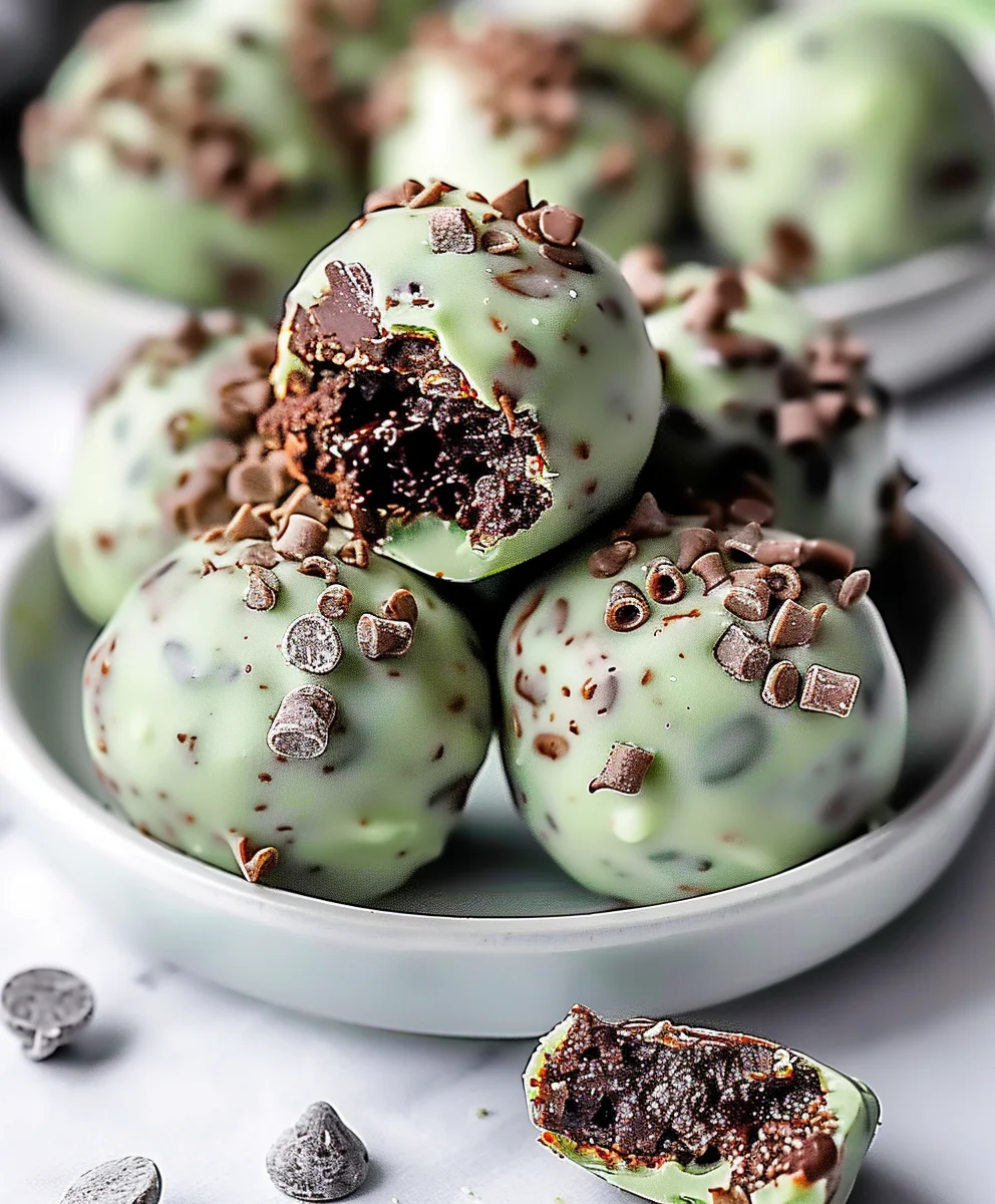 Easy Mint Chocolate Chip Protein Balls: Your New Healthy Treat!