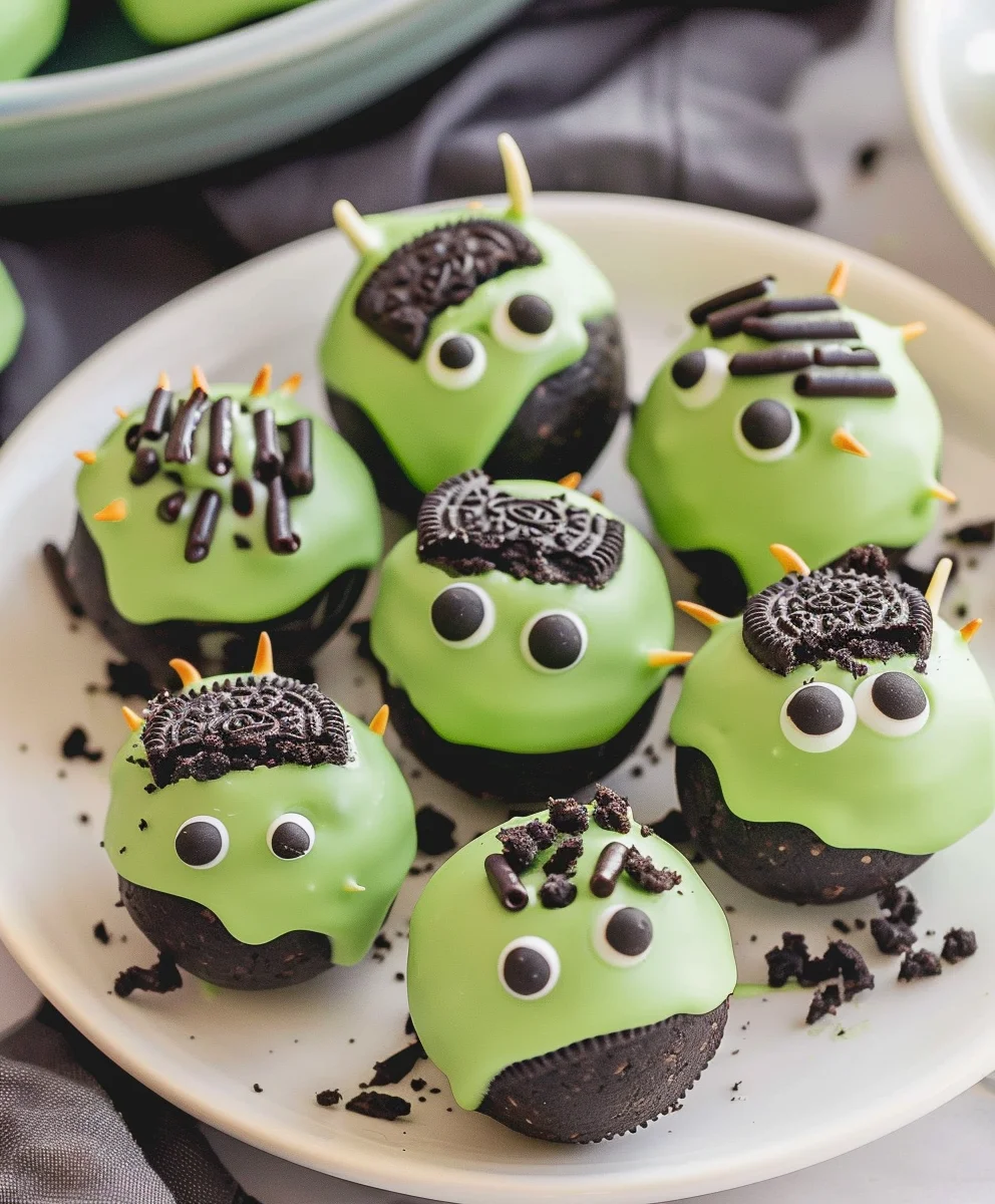 Frankenstein Oreo Balls Recipe: Spooky Fun Treat!