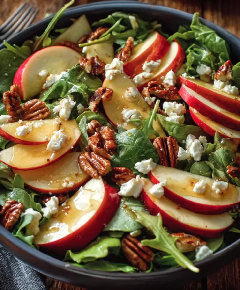 Autumn Honeycrisp Apple & Feta Salad: Crisp & Delicious!