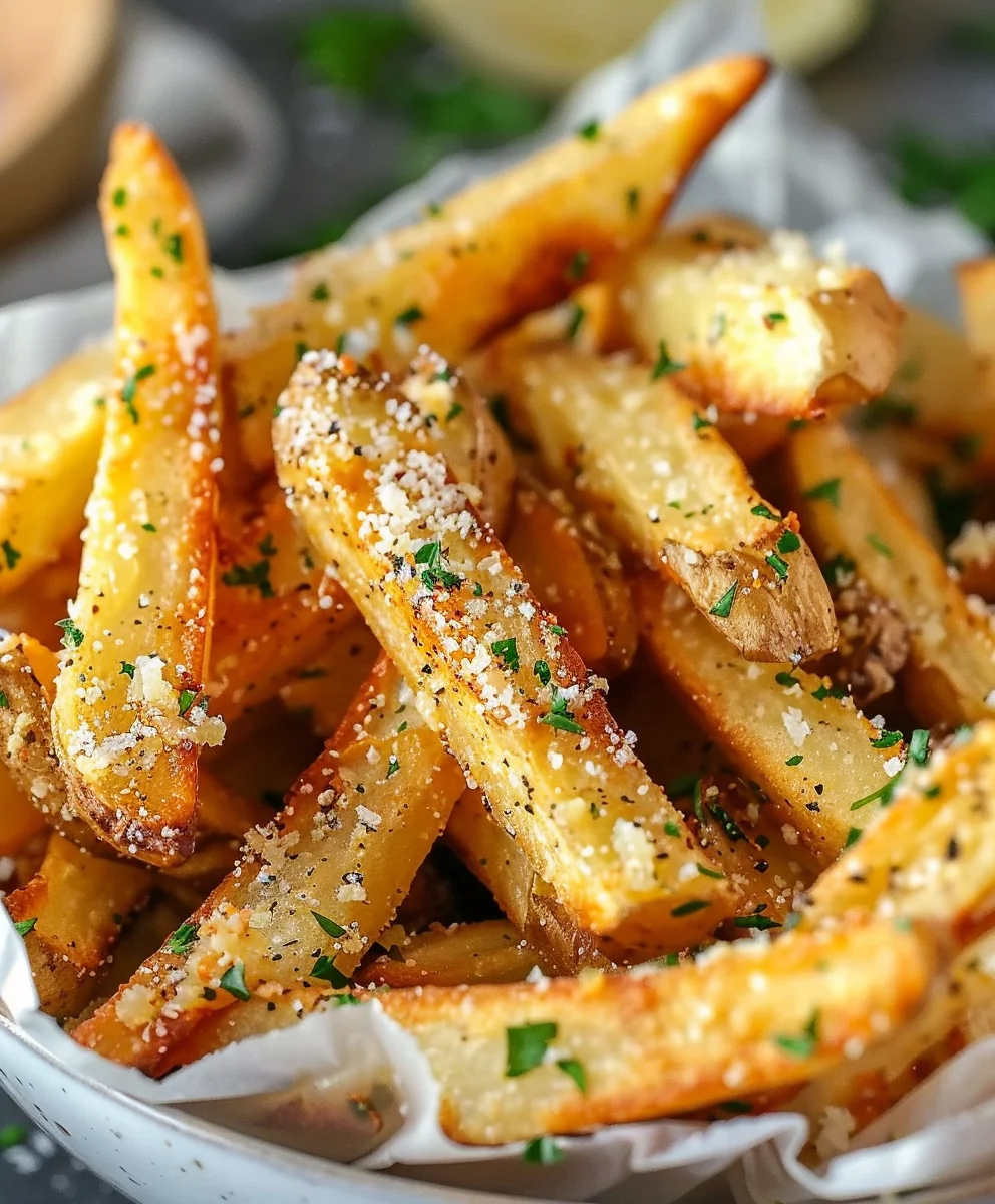 Air Fryer Garlic Parmesan Fries: Crispy & Easy Recipe