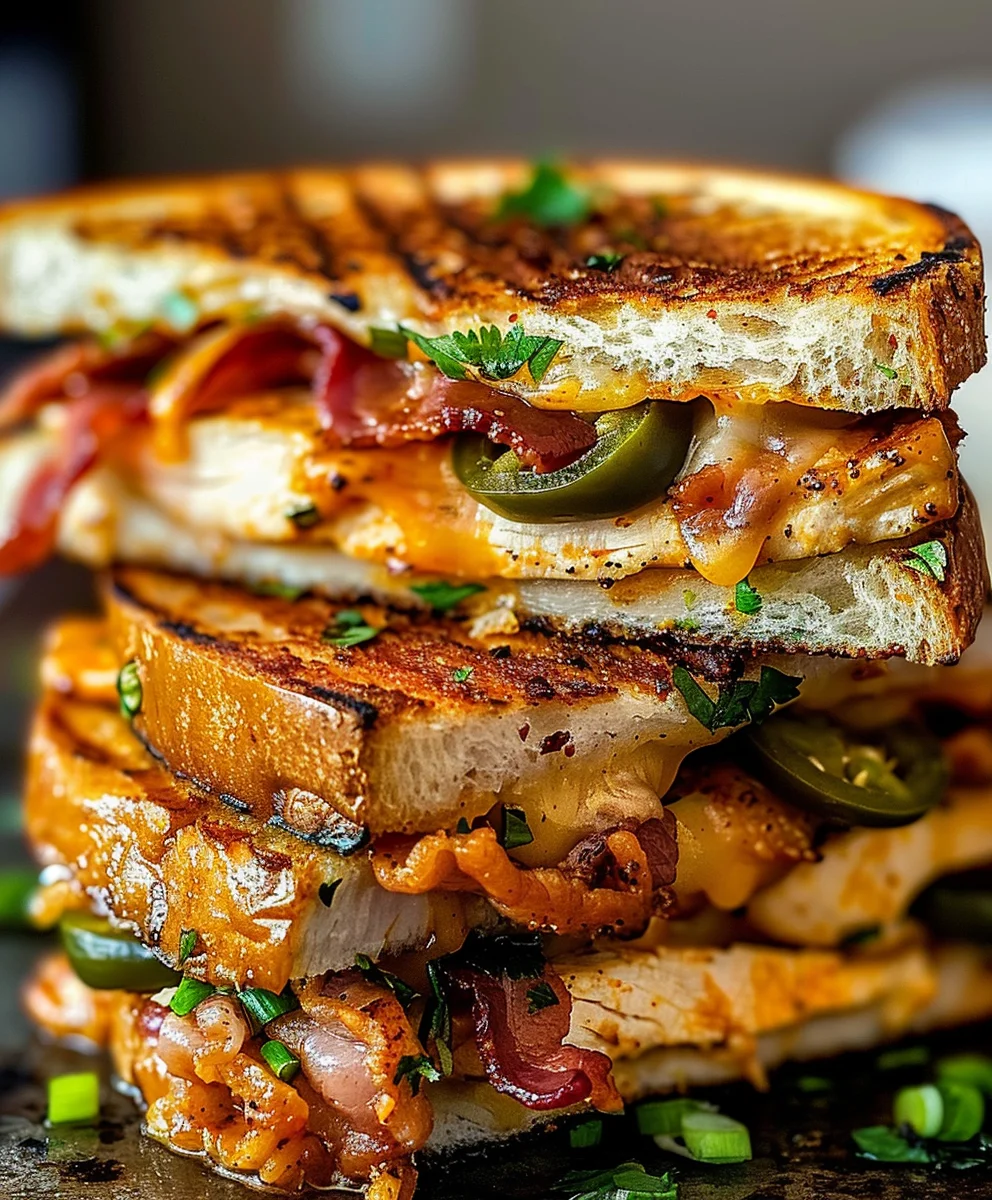 Spicy Beef Bacon Jalapeno Chicken Melt Recipe A Flavorful Delight
