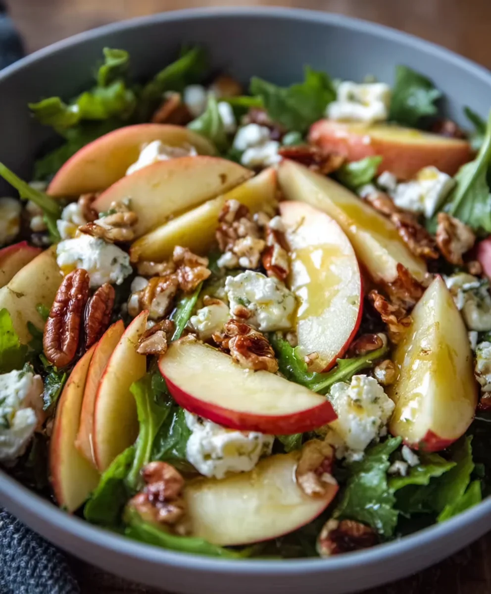 Autumn Honeycrisp Apple & Feta Salad: Crisp & Delicious!