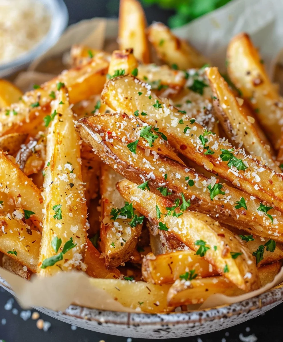 Air Fryer Garlic Parmesan Fries: Crispy & Easy Recipe