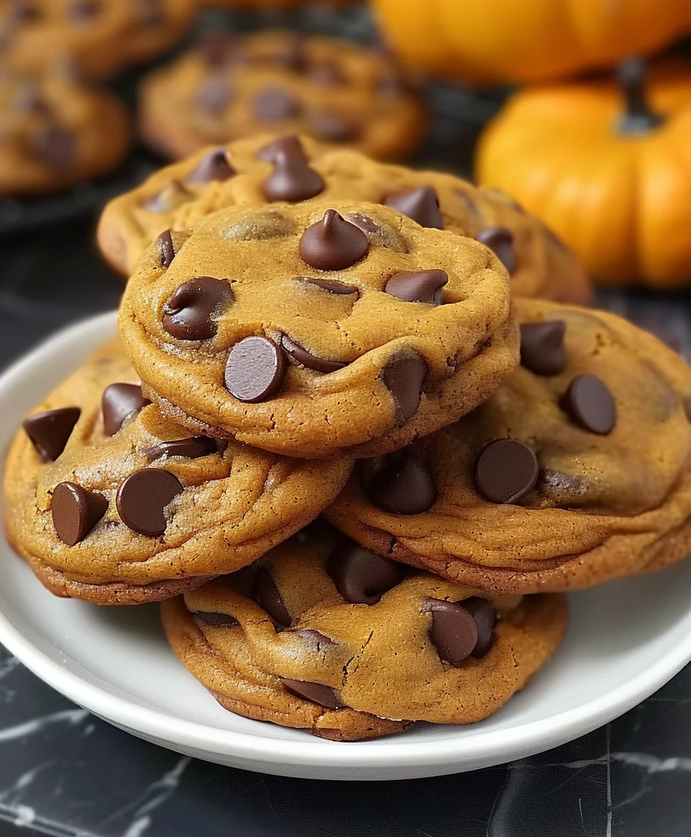 Best Pumpkin Chocolate Chip Cookies Recipe - So Delicious!