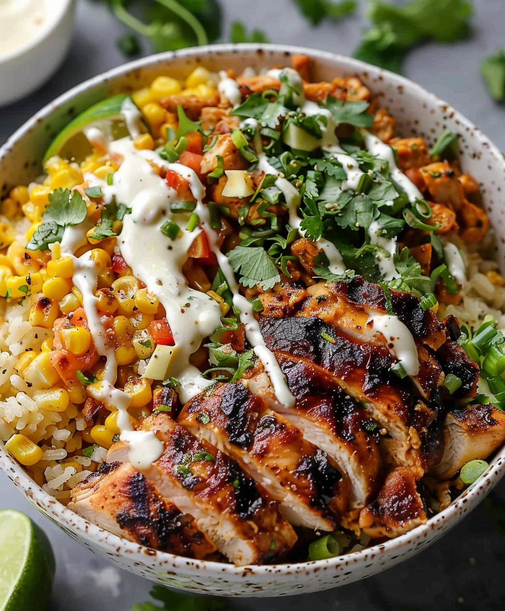 Street Corn Chicken Rice Bowl: Your New Favorite Dinner!