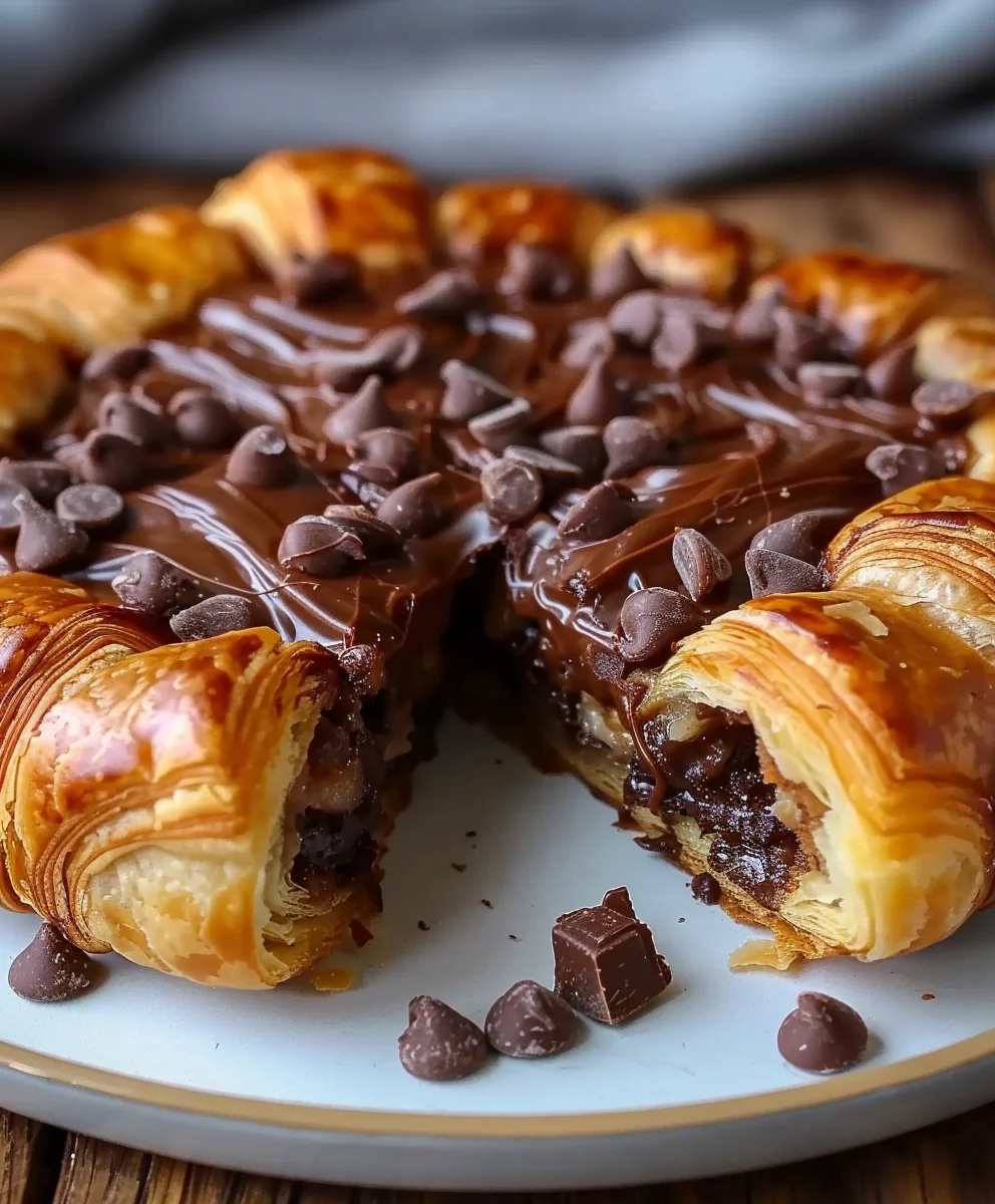 Chocolate Croissant Breakfast Bake Recipe