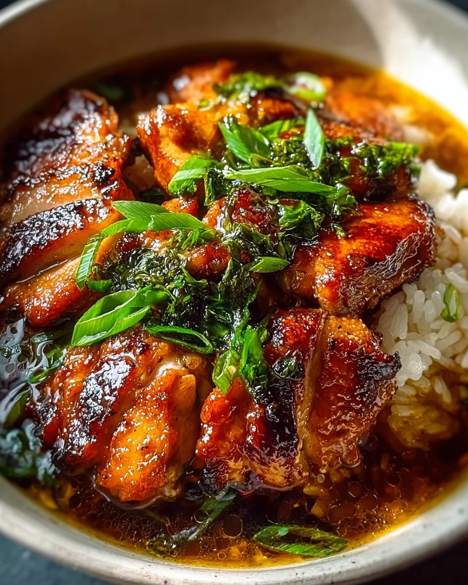 Caramelised Soy Chicken: Ultimate Garlic Non-Alcoholic Ginger Broth