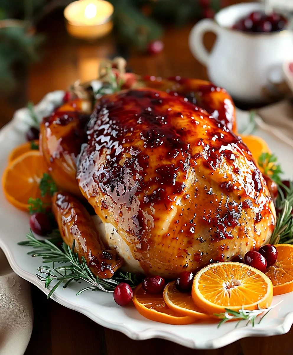 Easy & Delicious Cranberry Orange Glazed Turkey Breast