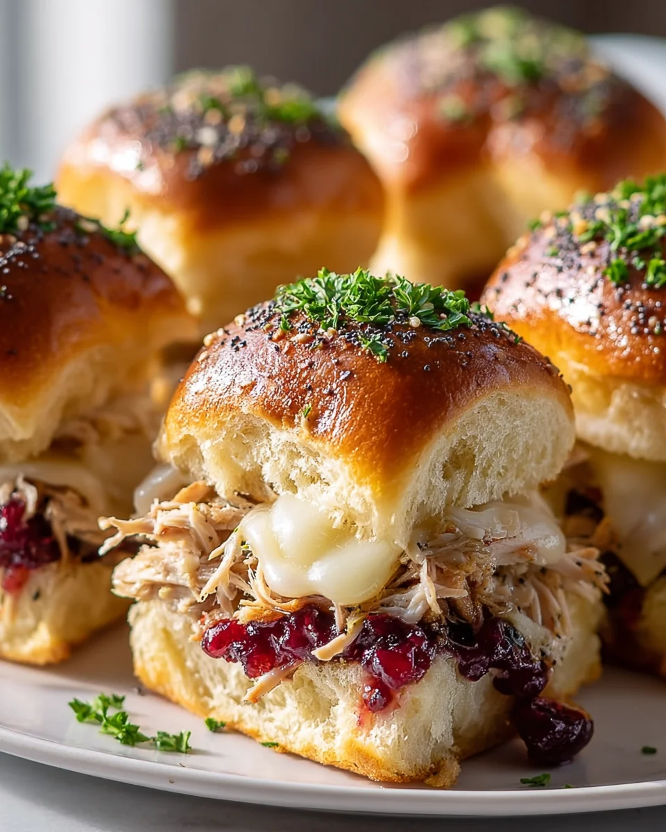 Party-Perfect Thanksgiving Turkey Cranberry Sliders Recipe