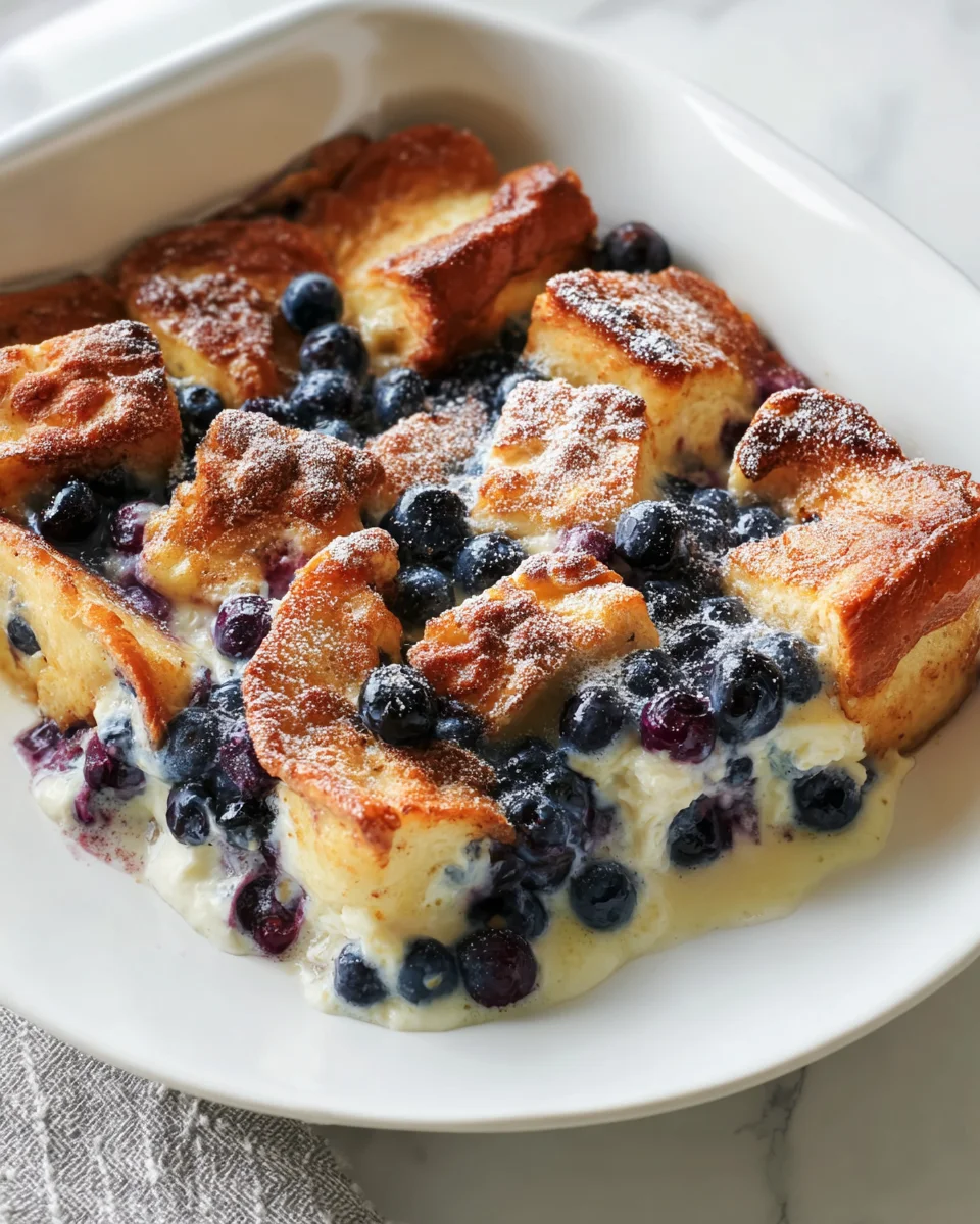 Blueberry French Toast Casserole: A Sweet & Easy Brunch