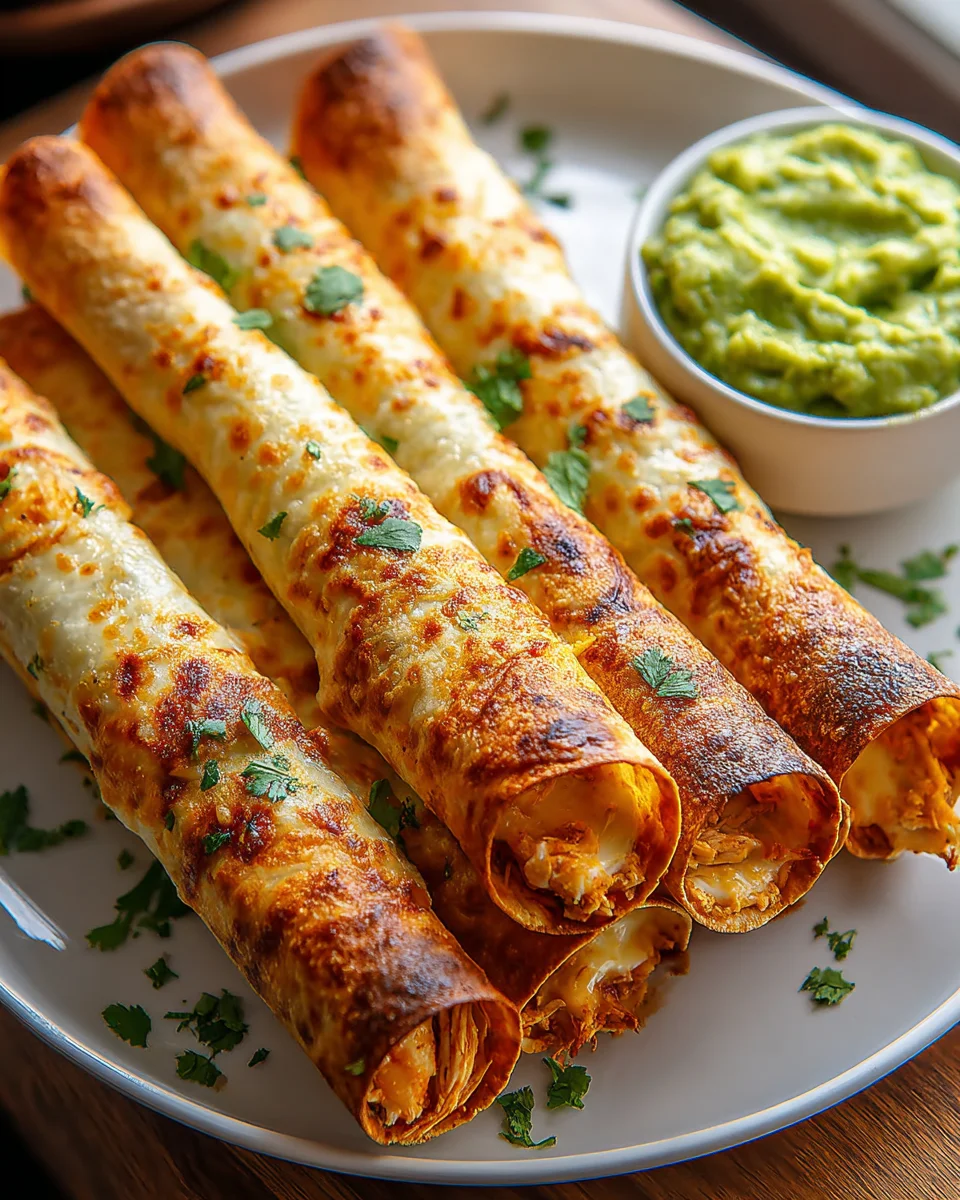 Best Crunchy Oven Baked Chicken Taquitos: Quick & Easy
