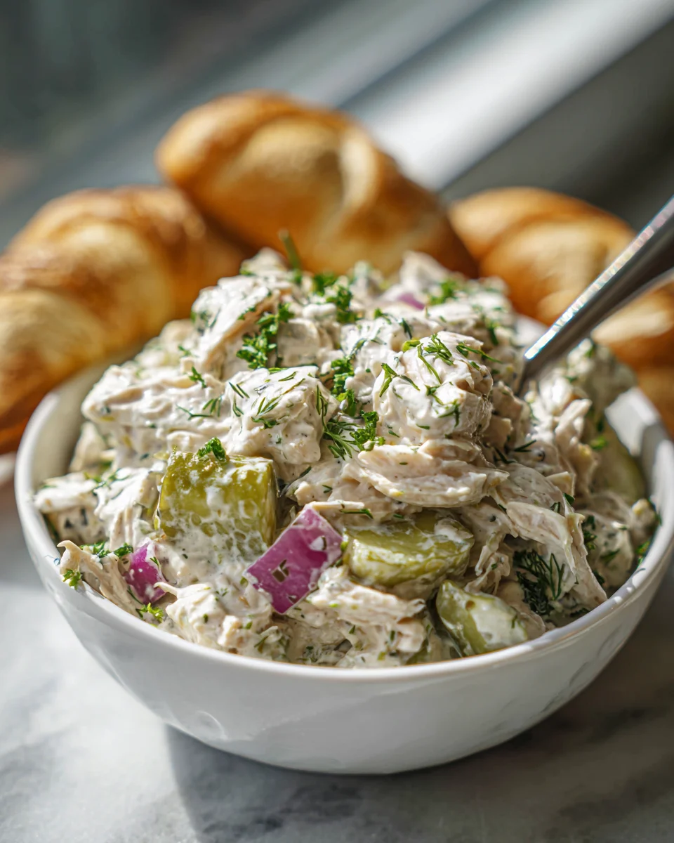 Zesty Dill Pickle Chicken Salad: Your New Favorite!
